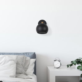 Opviq Sivani - MR - 709 Lámpara de pared negra